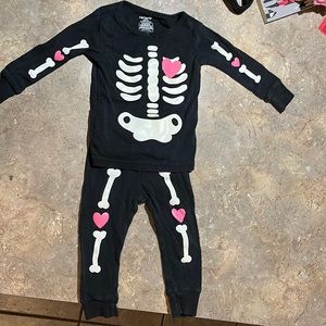 12 month skeleton pajamas